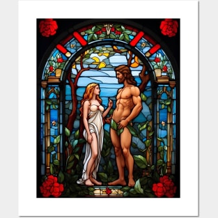 Eve Rejecting Adam - Funny Adam And Eve Posters and Art